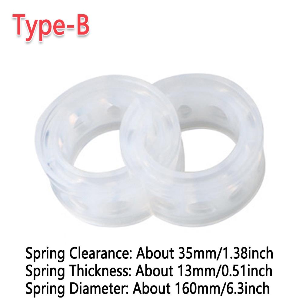 2pcs Buffers Shock Absorber For Car Spring Buffers Coil Urethane Rubber Buffer Cars Springs Cushion Buffering Auto Goods