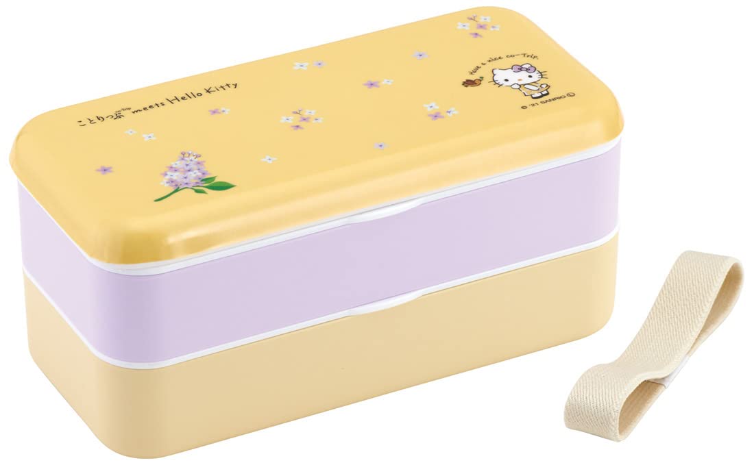 Skater Simple Lunch Hello Kitty x Kotorippu Made in Box, 600ml, Sapporo, Sanrio, Japan, SLBW6M-A