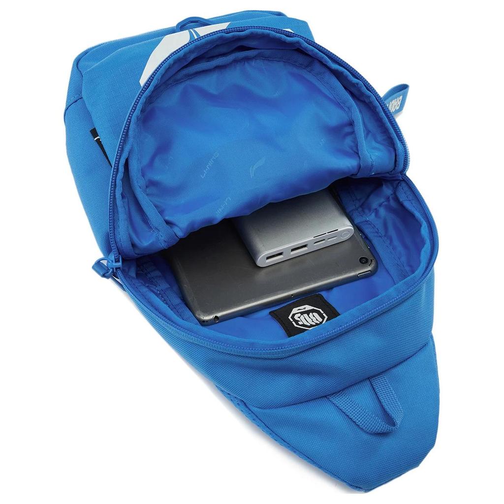 New LiNing Polyester One Shoulder Crossbody Bag, Sling Bag Regular Unisex Interstellar Blue ABDU095-3