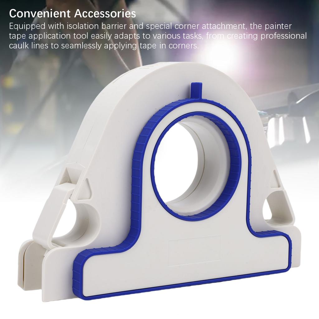 Masking Paint Tape Kit Masking Paint Tape Applicator and 25mm Width Red Tape Ergonomic Portable Masking Set for Wall Floor