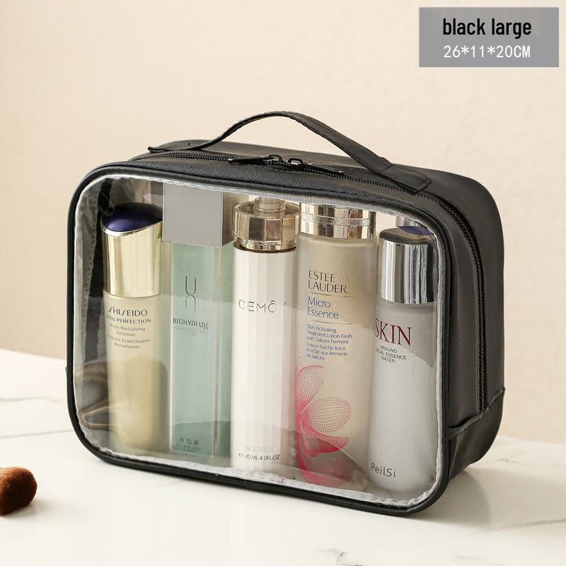 Manledao PVC Transparent Travel Cosmetic Bag