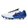 Nike Tiempo Legend 8 Elite AG Pro Low Top Soccer Shoes White/Blue  BQ2696-104