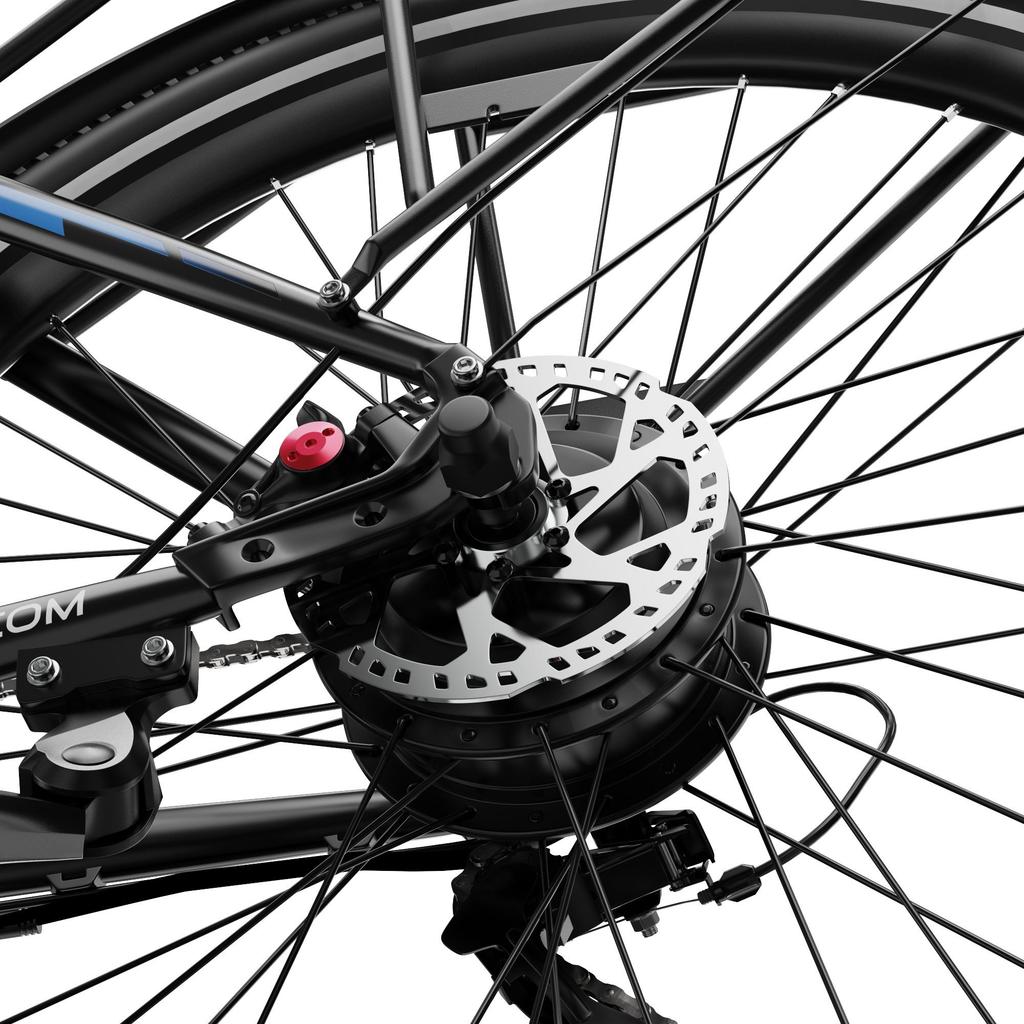 Electric Bike DUOTTS C29 Max 29" 250W Motor City Electric Bicycle 48V 18AH Maax Range 120Km Load 150Kg Black