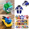High-quality Robocar Poli Roy Amber Transformers Robot Action Figures Car Bus Set
