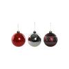 Boules de Noël - Home ESPRIT - Rouge Argenté - Polyéthylène - 21,5 x 21,5 x 22,5 cm - 15 pièces - Multicolore