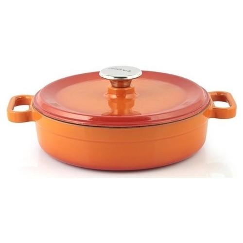 

Silver Cast Iron 24 cm Неглубокий горшок Оранжевый