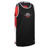 TARMAK T500R Basketball Breathable Reversible Sleeveless T-Shirt Black/Red Junior