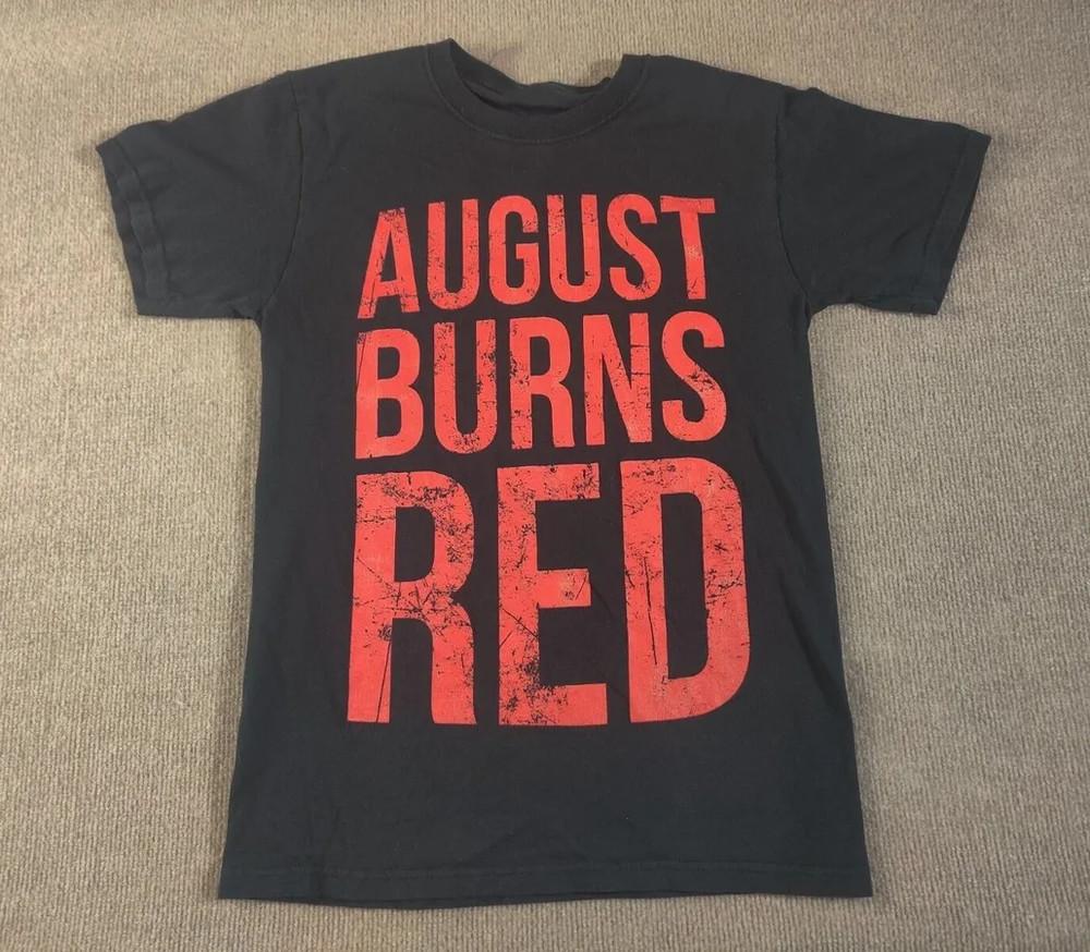 Hot August Burns Red Band Tour 2024 Black All Size Shirt Gift For Fan BL184 Unisex T-Shirt XL 1990₽