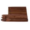 15Pcs Crochet Hooks 20cm Carbonized Large Ergonomic Extra Thick Bamboo Crochets for Beginners