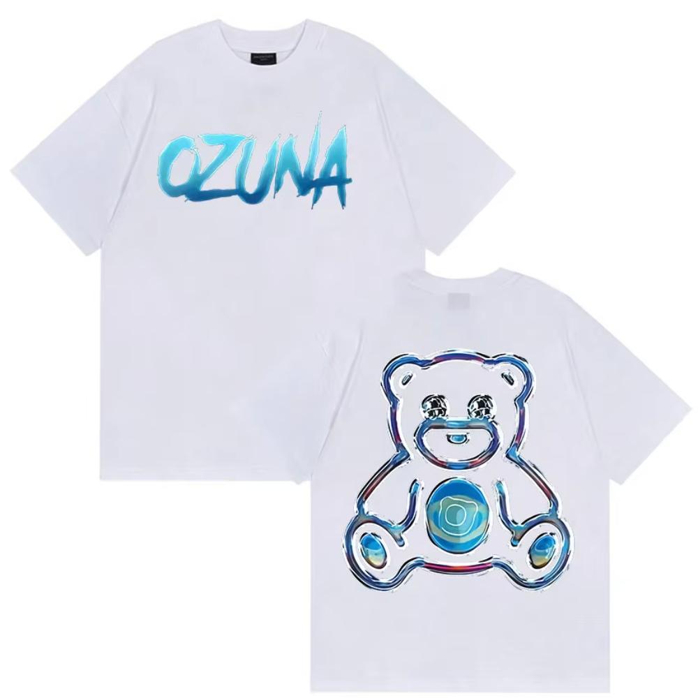 Rapper Ozuna Album 2025 Merch T Shirts Men's Women Fashion Retro O-Neck High Quality T-Shirt Casual Male Cotton Oversized Tshirt