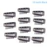 10 stk 9/10 tenner Snap Parykkklemmer Bærbare Metall Snap Hårklemmer For Hårextensions Tilbehør Verktøy10 stk Hårextensionklemmer