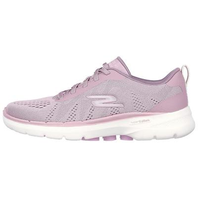 Go Walk 6 Comfortable Versatile Lightweight Durable Low-Top Running Shoes Women Sneaker Pink White 124623-MVE