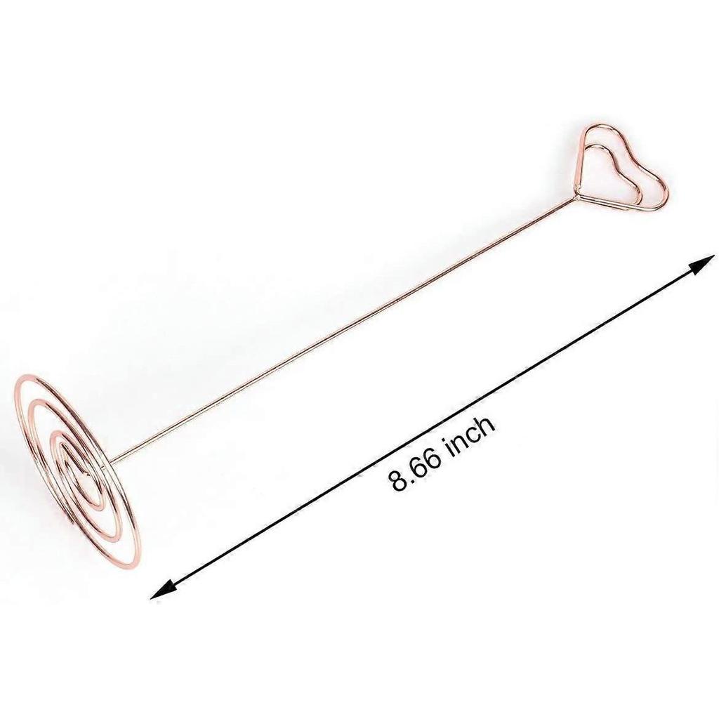 10pcs 8.6" Tall Place Card Holders Table Number Stand Table Card Holders Table Picture Holder Wire Photo Holder