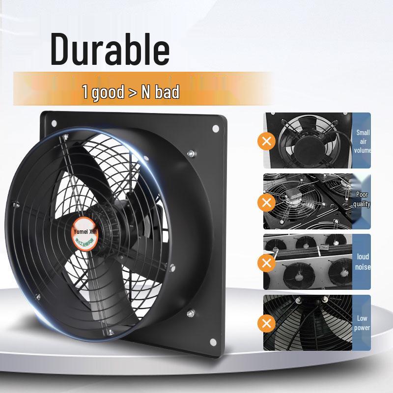 Low Noise 220V Industrial External Rotor Axial Fan for Ventilation and Kitchen Range Hoods