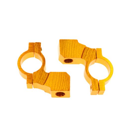 1 pár Závit zrcátka pro montáž na řídítka M10 Hliníkový držák zpětného zrcátka