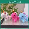 Adorable Mini Unicorn Plush Keychain Cute Pony Plush Toy Soft Short Fur Accessory
