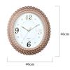 46CM Atmospheric Retro Wall Clock Living Room Creative Table Hanging Wall Modern Silent Clock Entrance Personalized Quartz Clock