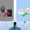 Bluetooth-compatible Wireless Adapter 3.5mm Portable Sound Adapter Low Latency Wireless Transmitter for Music Streaming