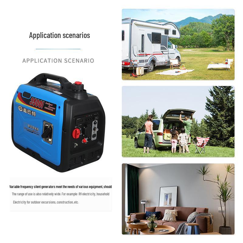 Xinbater Silent Portable Gasoline Inverter Generator 2kW/3kW for Camping