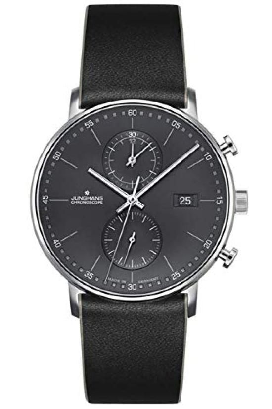 Junghans FORM C Chronograph Quartz Watch, Men's, 041 4876 00 (Imported)