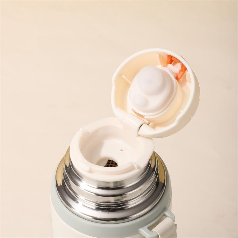 316 Stainless Steel Thermos Bottle Large Capacity Vacuum Flask Insulated Tumbler with Rope for Tea Drinks Cold and Hot Water