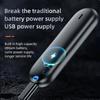 Non-contact Alcohol Tester Breathalyzer With LED Screen Digital Display 3-color Indicator Portable Breath Tester (English)