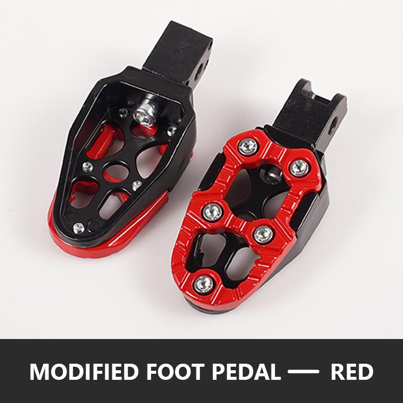 SEAMETAL Motorcycle Foot Rest Pads Autocycles Footrest Pedal Universal for Motorcycles Side Foot Pegs Aluminum Alloy Pedal
