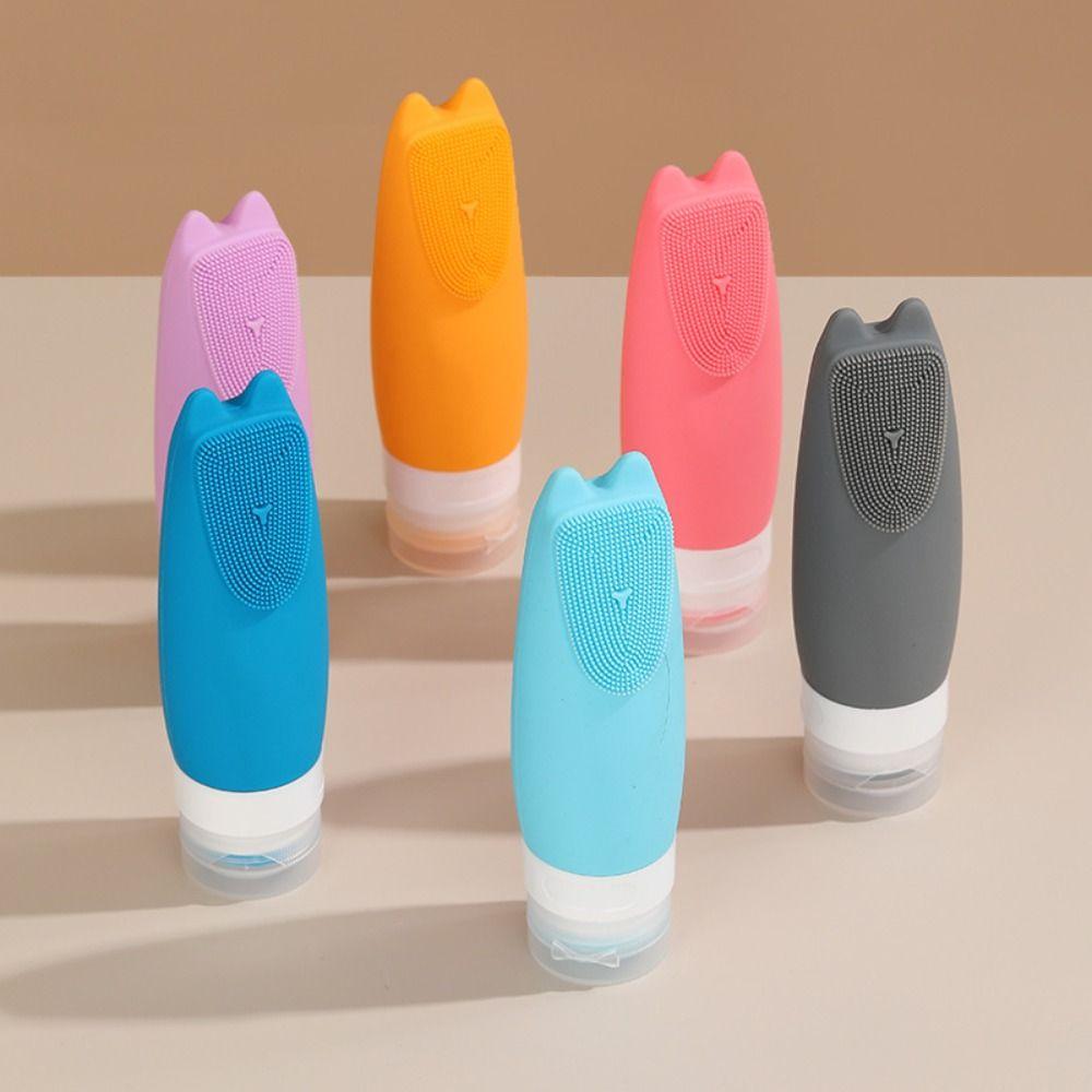 

Brush Sub-bottling Tube Squeeze Container Shampoo Refillable Bottle Silicone Empty Bottles