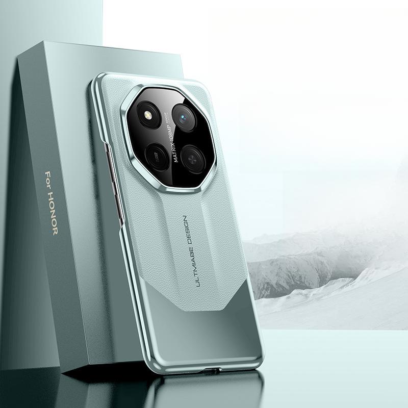 

Подходит для чехла для мобильного телефона Honor X60pro X60 Полностью закрывающий Противоударный Легкий Роскошный Мужской и Женский Honoror Однотонная Кожа Honor X60