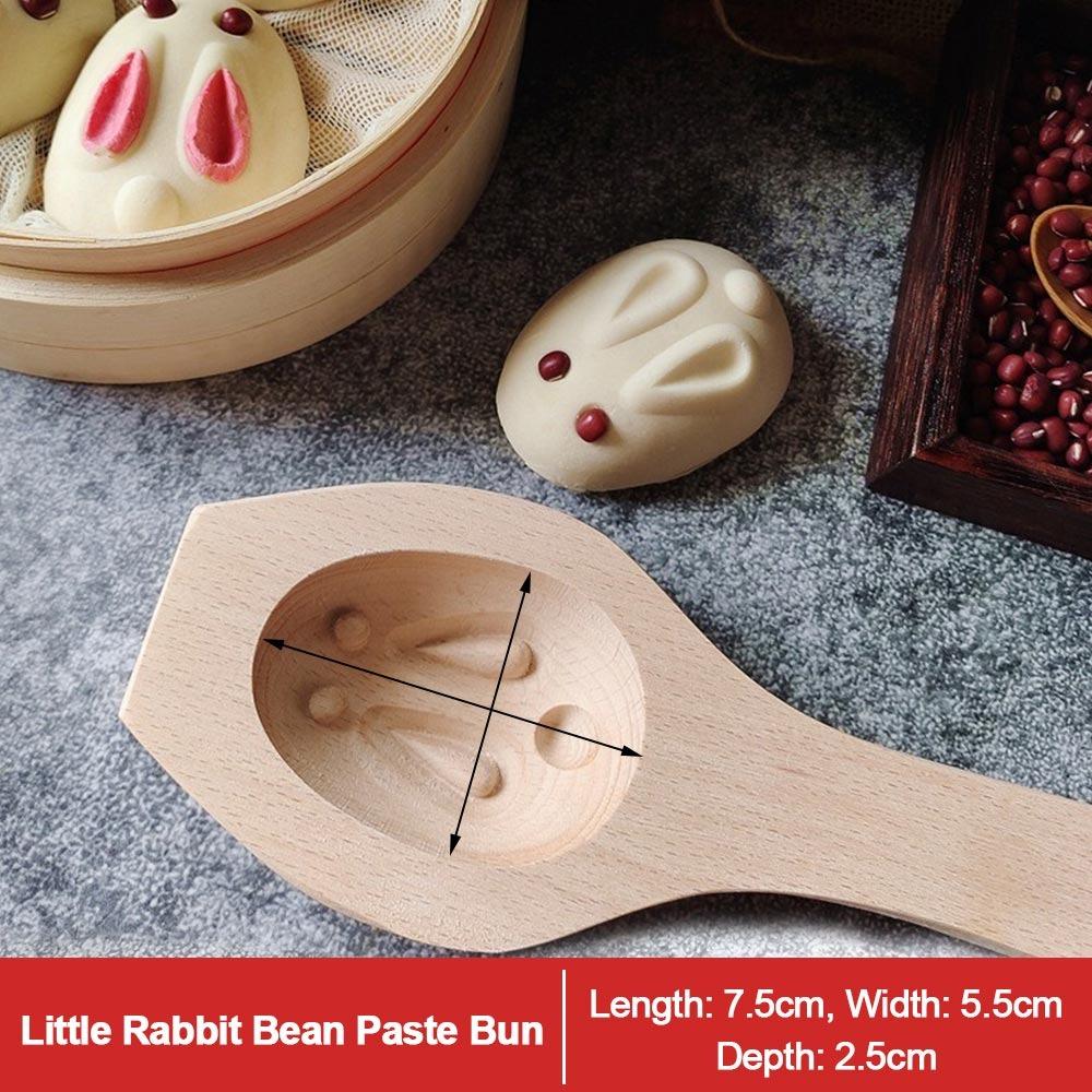 Wooden Steamed Bun Mold Multipurpose Cookie Baking Tool Useful Mooncake Mold  DIY Baking A