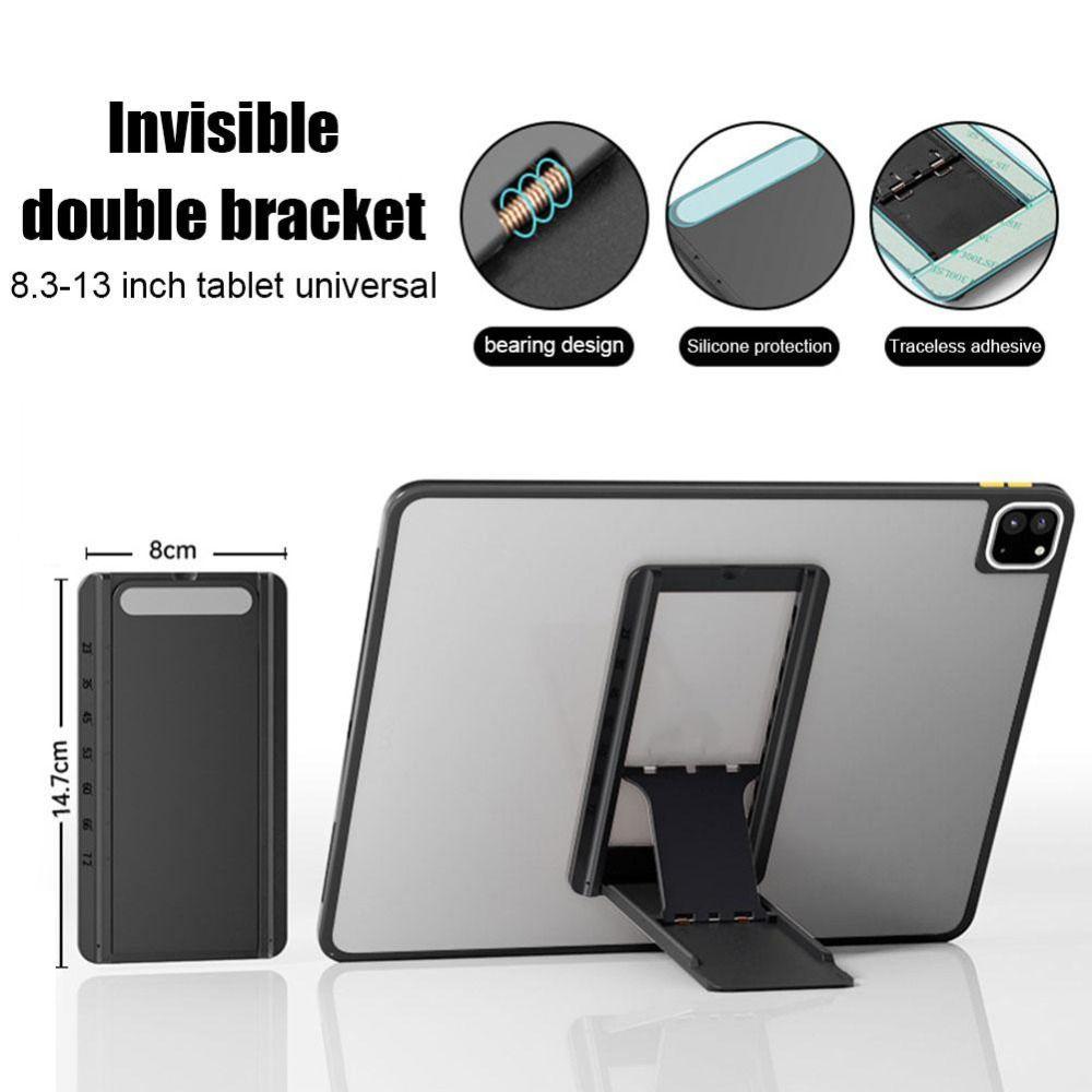 Adjustable Angle Desktop Tablet Stand Paste Type Kickstand E-Reader Bracket for iPad Universal