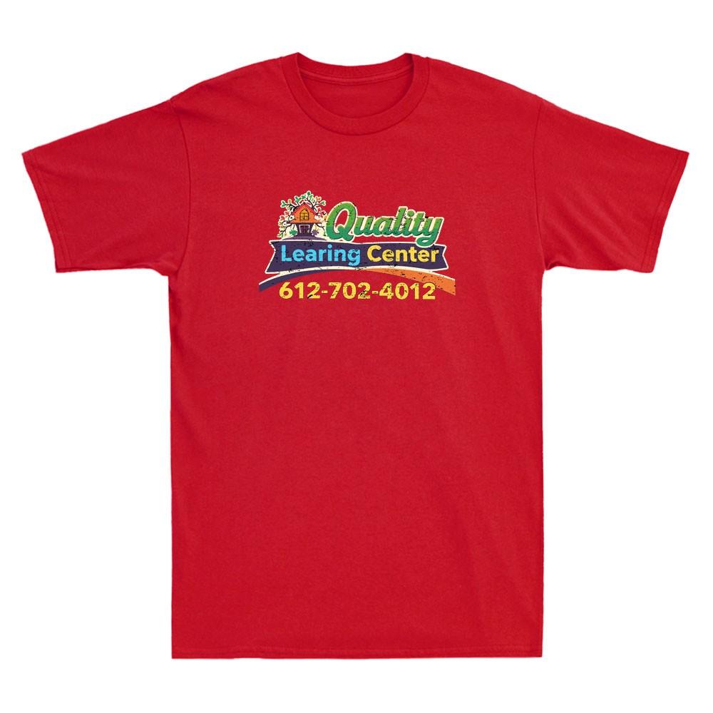 Quality Learning Center Funny Parody Education Humor Quote Vintage Unisex's T-Shirt