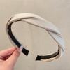 Elegant Solid Cloth Wrap Hairband For Women Girls Sweet Hair Ornament Headband Simple Hair Hoop Head Band Hair Accessory