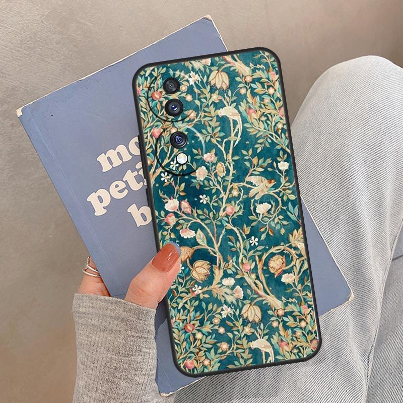 

Чехол William Morris для Honor Magic 8 Pro 5 6 7 Lite Чехол для Honor 400 200 90 70 50 X8a X8b X9a X9b X9c Honor 90