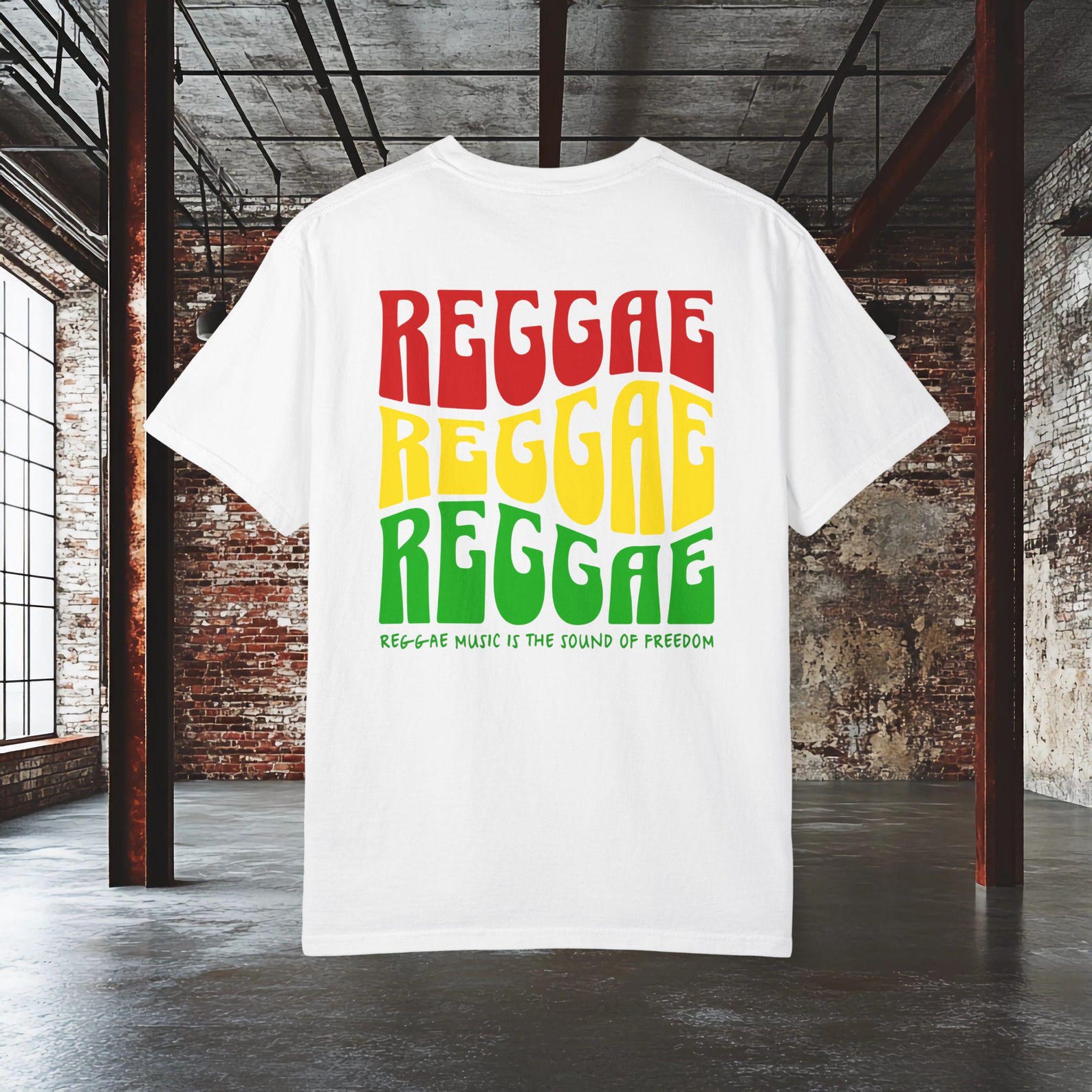 Reggae festival Shirt | Jamaican Rasta Colors T shirt | Reggae Music Is The Sound of Freedom Tee | Reggae Lover gift 3XL