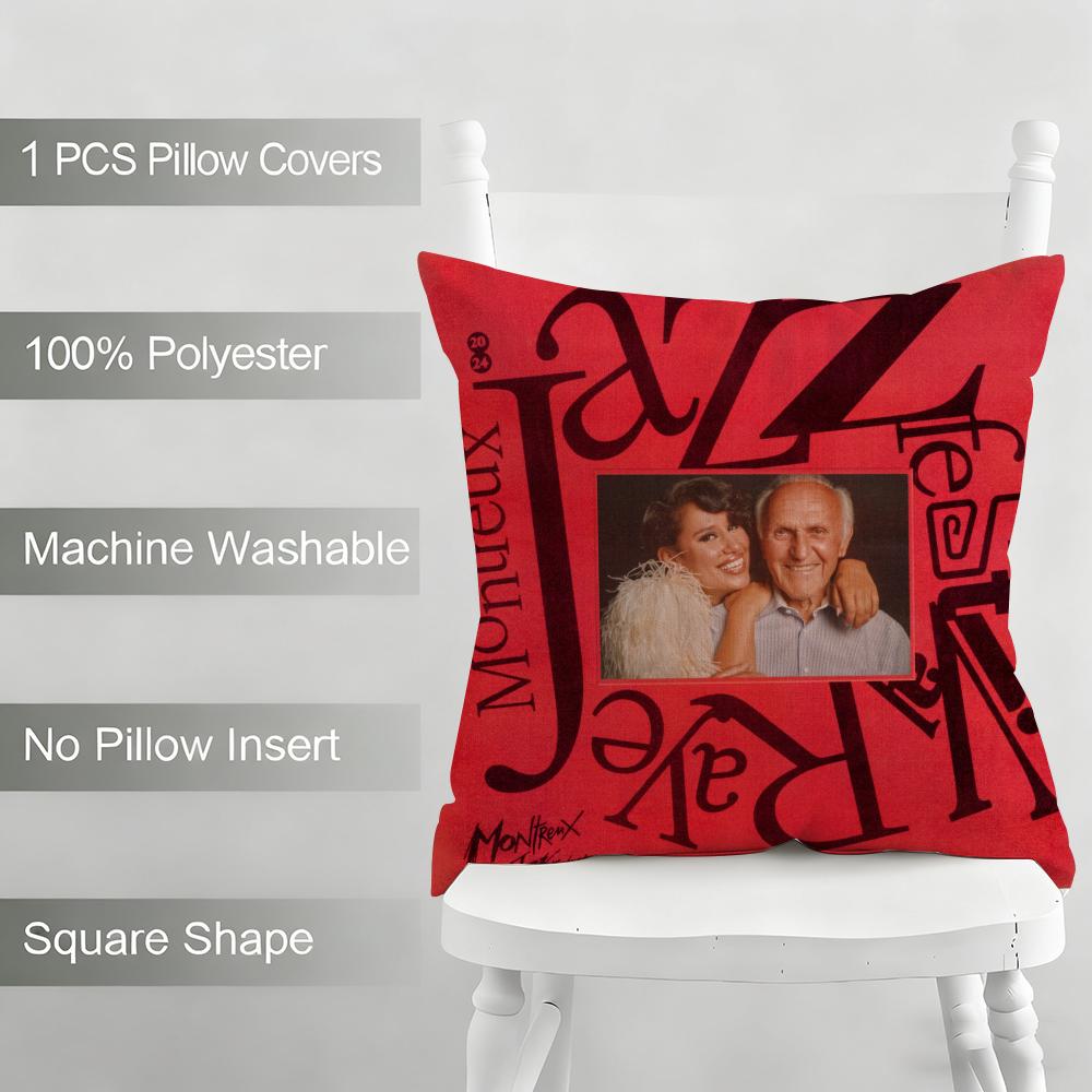 Raye Album Cushion Cover Household Decoration Linen Sofa Cushion Cover: Skin-Friendly & Breathable with Invisible Zipper