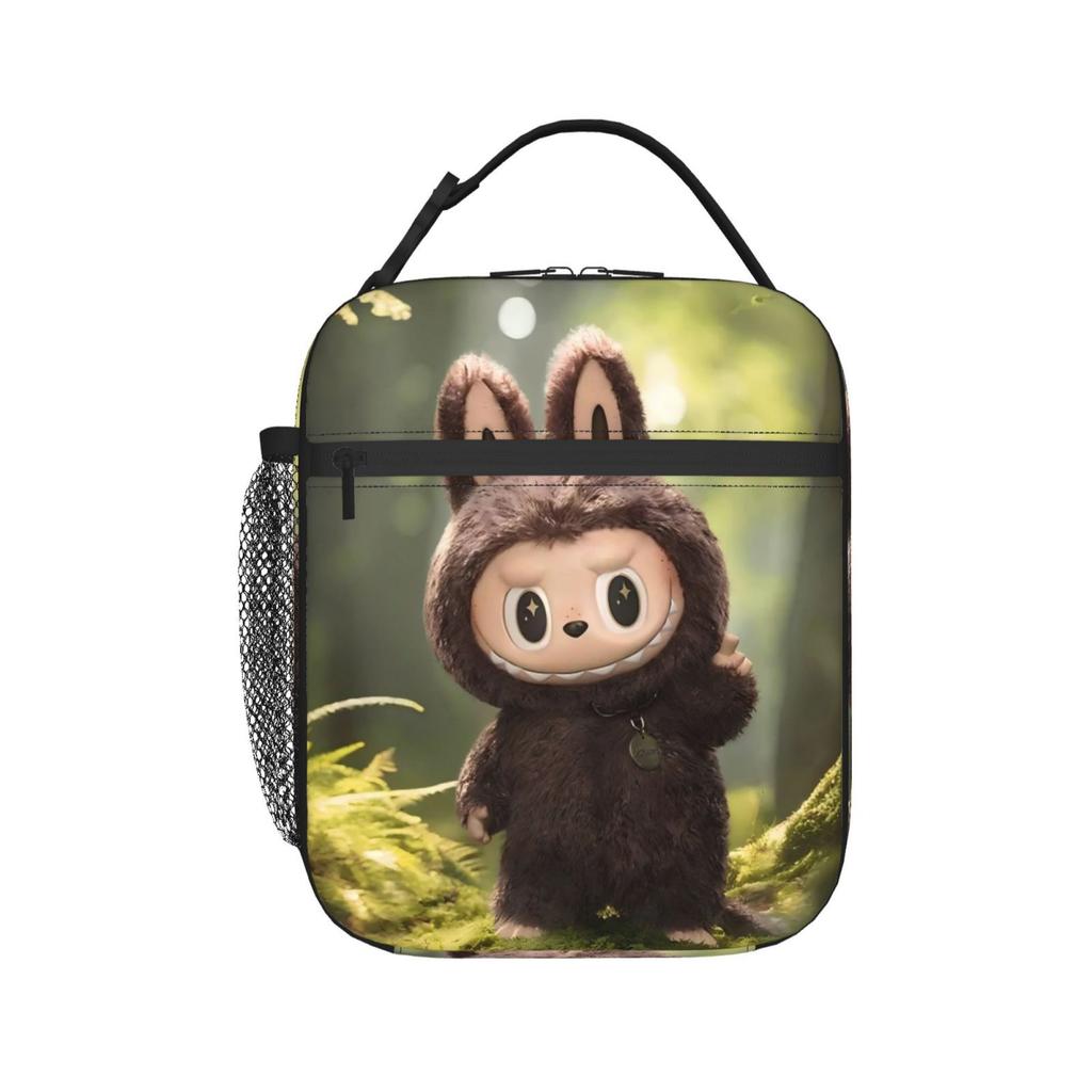 Lunch bag Children's fully printed picnic bag Cartoon animation convenient wear-resistant portable thermal insulation bag