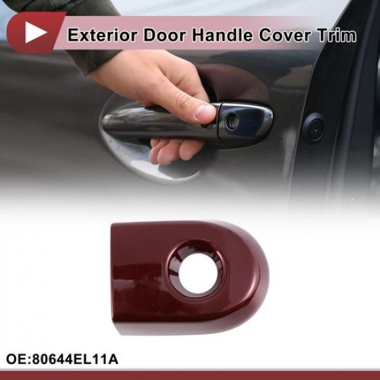 Exterior Door Handle Cover Trim No.80644EL11A for Nissan Versa 2007-2012 Red