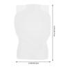 Stampo DIY Profumato Forma Corpo Umano Stampo in Silicone per Candele di Cera Gesso Artigianato Artistico Realizzazione Maschio