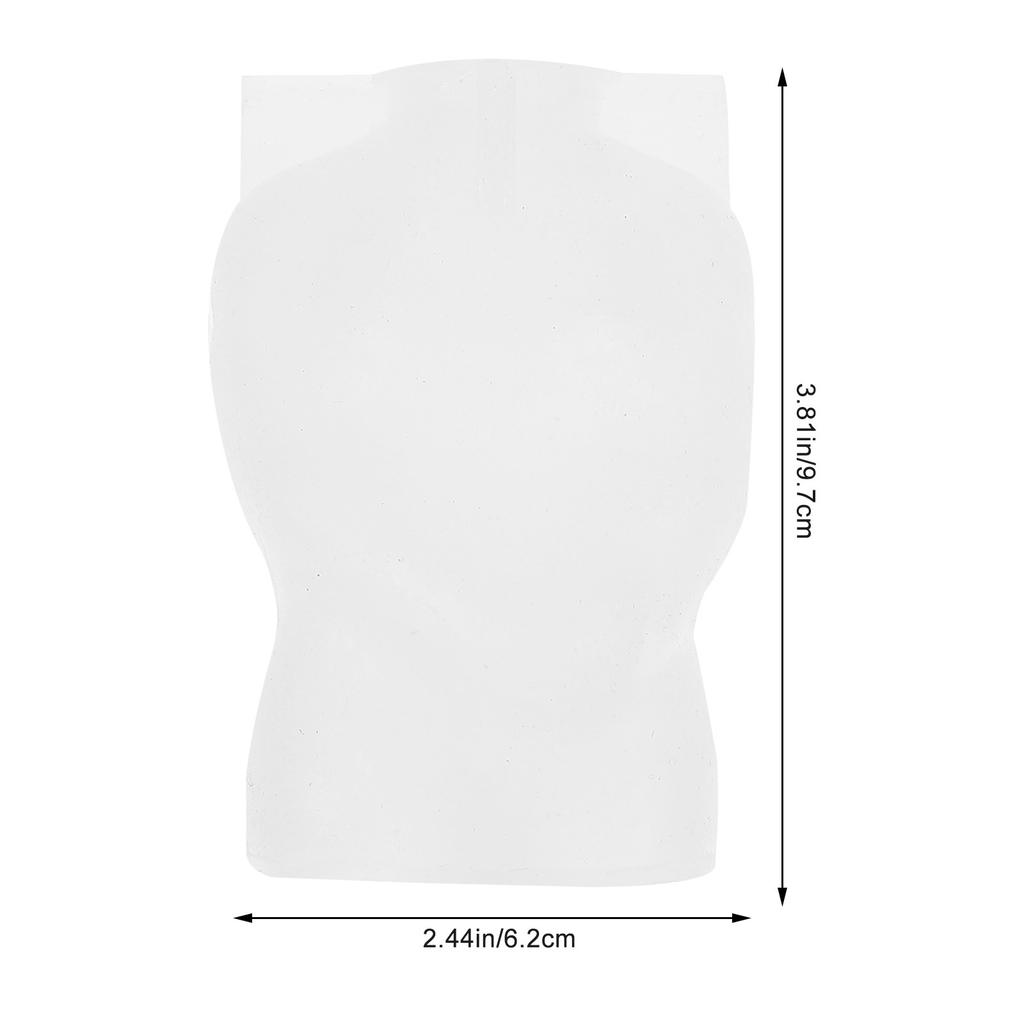 Stampo DIY Profumato Forma Corpo Umano Stampo in Silicone per Candele di Cera Gesso Artigianato Artistico Realizzazione Maschio