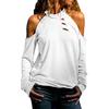 Women Long Sleeve Off Shoulder Color Casual Shirt Easy Blouse Tops