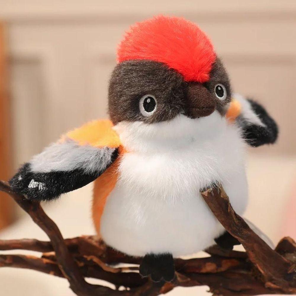 Simulation Plush Bird Keychain Cute Animal Bird Doll Pendant Birds Plush Pendant  Children Gift