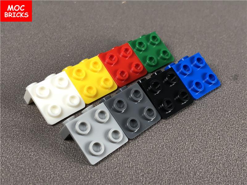 20pcs/lot Colorful Bracket 1 x 2 - 2 x 2 fit with 44728 Educational building block Action figure toys for children gifts Dolls