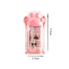 1pcs Cute Paw Pencil Sharpener Mini Transparent Cartoaon Kitties Manual Sharpeners Stationery School Kids Gift Reward