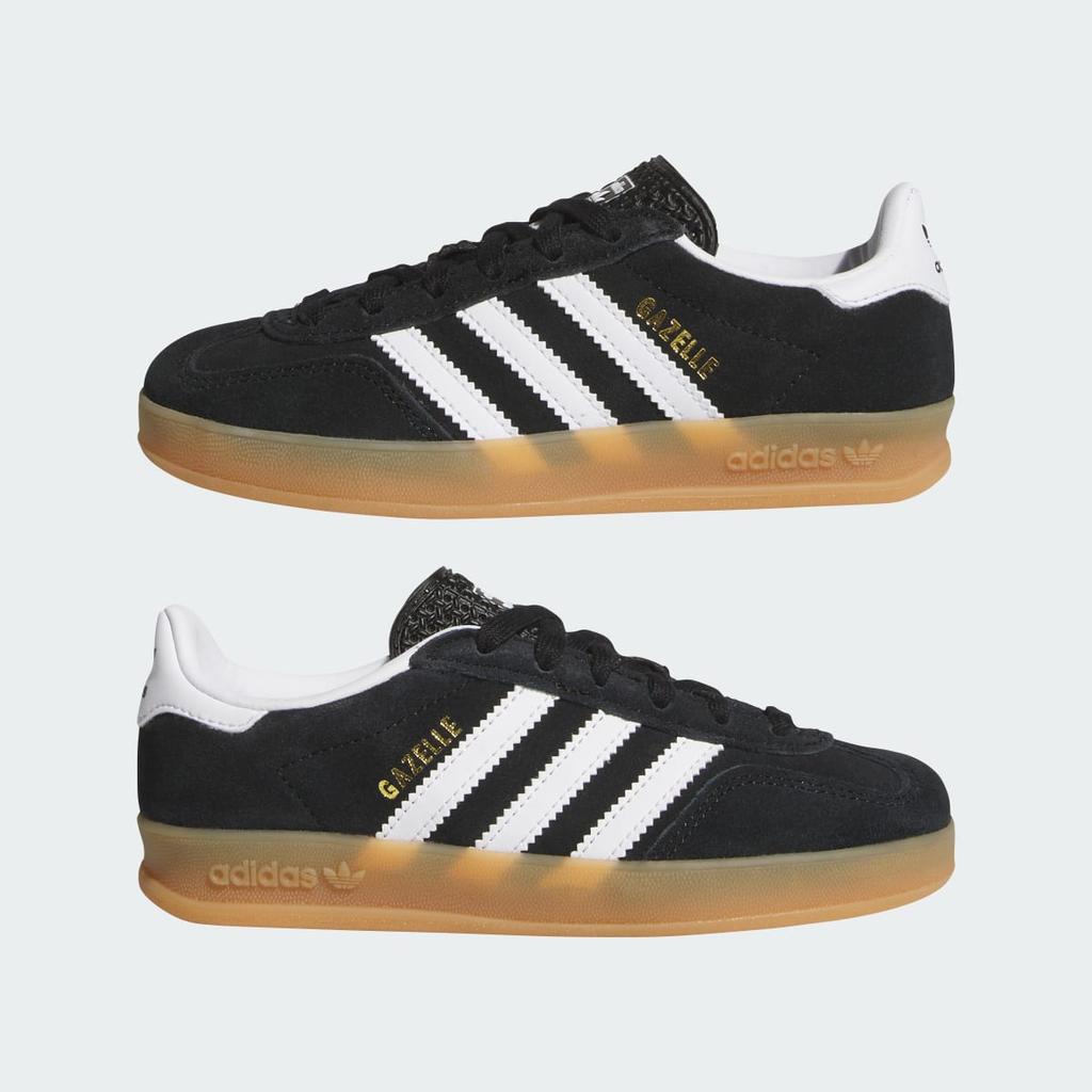 adidas GAZELLE INDOOR CF EL C IH9135 Kids' Originals Sneakers Core Black / Cloud White / Gum