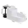 Phone and Cup Organizer Desktop Storage Rack with Adjustable Removable Partition Anti Slip Screw Buckle ABS Carbon Steel