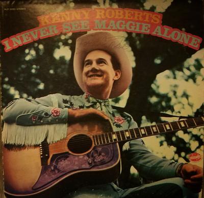 LP Record KENNY ROBERTS - I Never See Maggie Alone NLP2095 Nashville US Folk Used