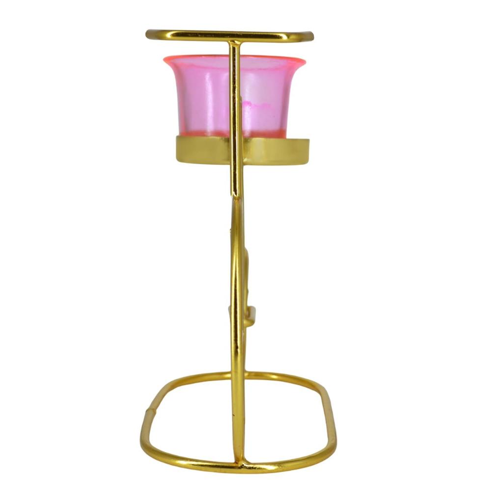 Decorative Candle Holder Stand, Festive Decor, Home Decoration Items for Living Room, Votive Glass Cycle Tealight Candle Holder, Christmas Decorations