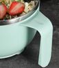 304 Stainless Steel Large Capacity Instant Noodle Noodle Lunch Bowl with Lid Japanese Salad Cup for Kids Food | Lunch Box (Green)