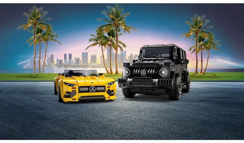 LEGO Constructor Speed Champions – Mașină – Mercedes – AMG G 63 & Mercedes – AMG SL 63 (76924)